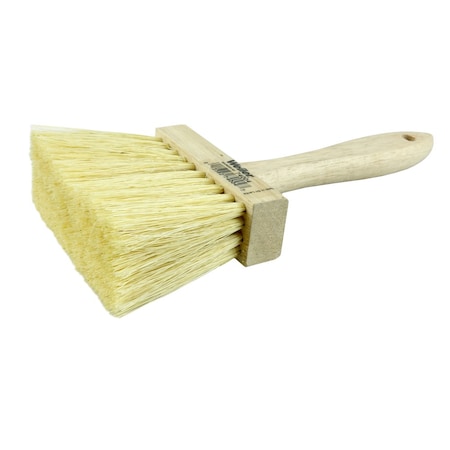 Weiler 4" Masonry Brush, 3" Trim Length, White Tampico Fill 74004